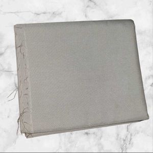 Khaki Cotton formal pant cut pice Febric