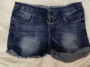 Denim Cut-Off Shorts