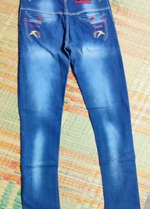 New Men Cotton Jeans (Size : 32&#34;)