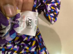 Patterned Swimwear Set