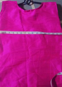 Rose Pink Short Kurti