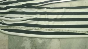 White And Blue Strechable Stripped Palazzo