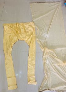 Gold Embroidered Kurta Set