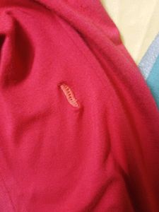 Cute Red Long Sleeve Crop Top