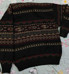 Vintage Patterned Sweater