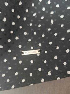 Van Heusen Black Polka Dot Box Top – Effortless Wo