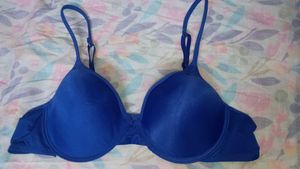 Royal Blue Padded And wired Bra