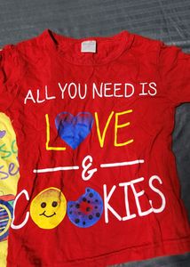 Tshirts For Girls 2-3 Yrs Old