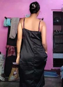 Sleek Black Slip Dress