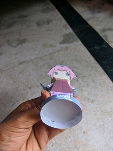 Anime Naruto Shippuden Sakura Chibi Figurine(Paper)