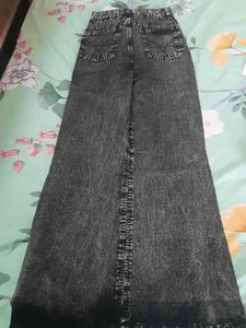 Embroidered Flare Jeans