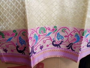 Brand New Zari Work Golden Kurti