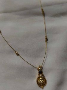 Traditional Lakshmi Locket Invisible Chain