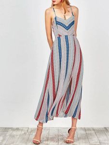 Pintrest Striped Maxi Dress