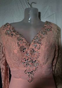 Peach Gown