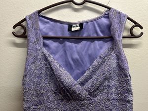 lace Lilac top with beautiful work