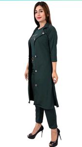 Bottle Green solid Women's Knee Length Jumpsuit