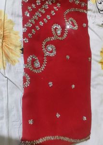 Beautiful Red Saree❤😍🎀