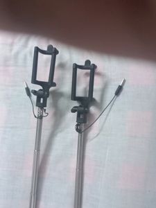 Extendable And Foldable Black Colour Selfie Sti