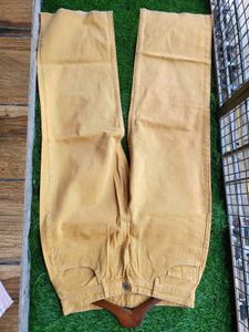 Mustard Wide Leg Jeans