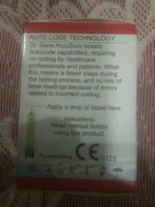 AccuSure Blood Glucose Test Strips.