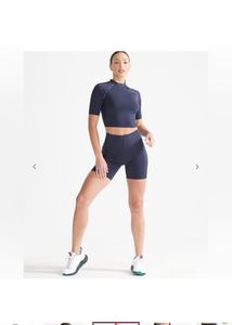 SUPERDRYHigh-Neck Running Crop Top