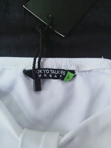 Tokyo Talkies White Bralette Crop Top