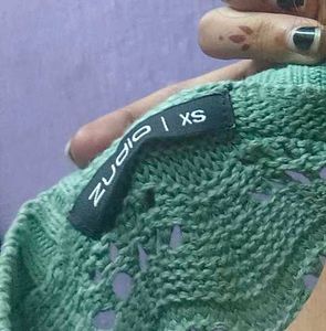 Sea Green Knit Sweater