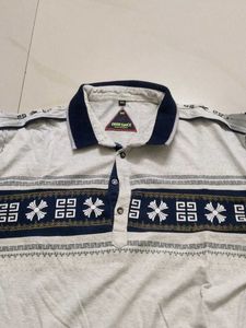 Patterned Long Sleeve T-Shirt