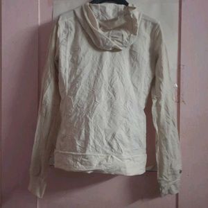 Reebok White Jacket Imported daily wear