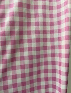 Check Pink Flared Pants