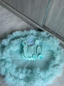 Cute Blue Tutu Dress