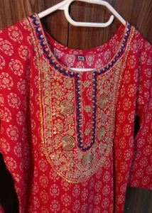 Dark Pink Kurta Set..!! In Medium Size...!!