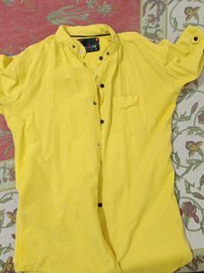 Yellow Casual Shirt