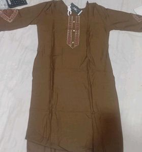 Brown Kurta