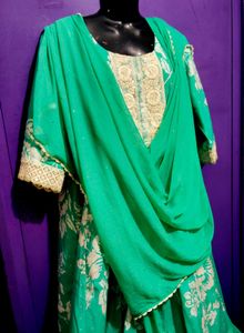 Party Wear Libas Brand Anarkali Suit Inner Attache
