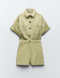 ZARA Denim Playsuit