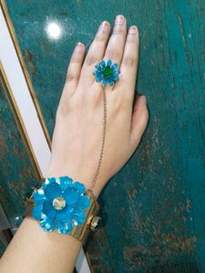 Boho Floral Slave Bracelet
