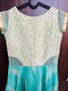 Green Long Frock