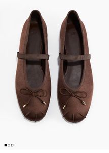 H&M Brown Ballerina Flats