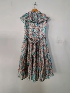 Multi Floral Print Dress (Girl&#39;s)