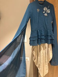Peplum top With Dhoti