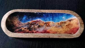 Cosmic universe Wooden Tray