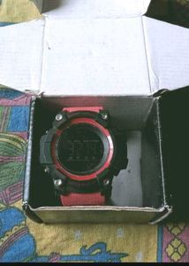 Red &amp; Black Digital Sport Watch