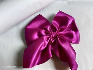 Purple Hair Bow Clip