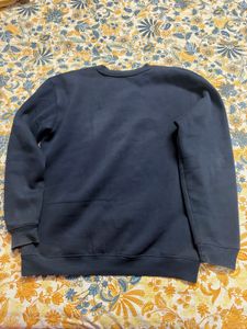 Navy Blue Graphic Sweatshirt
