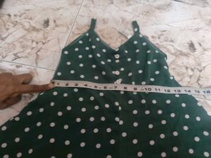 Green Polka Dot Dress