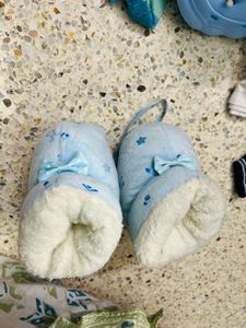 Baby Blue Booties