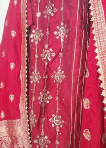 BANARAS SUIT WITH 😍 STONE WORK &amp; DUPATTA
