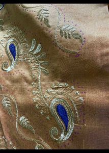 golden ssarewith blouse piece 😍😍